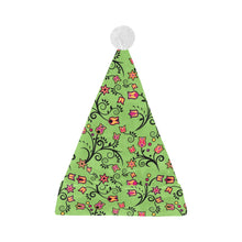 Load image into Gallery viewer, LightGreen Yellow Star Santa Hat
