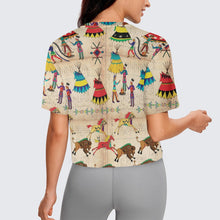 Load image into Gallery viewer, The Gathering of The Chiefs Crop Top
