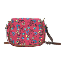 Load image into Gallery viewer, Blue Trio Cardinal Saddle Bag
