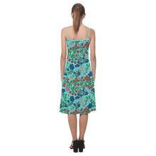 Load image into Gallery viewer, Takwakin Harvest Turquoise Alcestis Slip Dress
