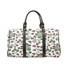 Load image into Gallery viewer, Strawberry Dreams White Waterproof Travel Bag
