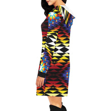 Load image into Gallery viewer, Sunset Blanket Hoodie Dress
