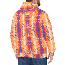 Load image into Gallery viewer, Desert Geo Men&#39;s Long Sleeve Fleece Hoodie
