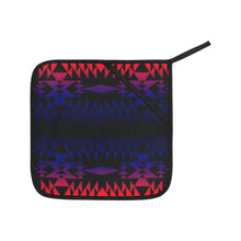 Load image into Gallery viewer, Two Worlds Apart Oven Mitt &amp; Pot Holder
