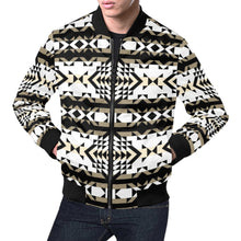 Load image into Gallery viewer, Black Rose Winter Canyon Bomber Jacket for Men
