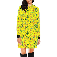 Load image into Gallery viewer, Vine Life Lemon Hoodie Dress
