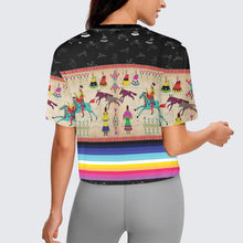 Load image into Gallery viewer, Ledger Village Midnight Crop Top
