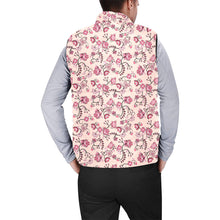 Load image into Gallery viewer, Floral Amour Men&#39;s Padded Vest Jacket
