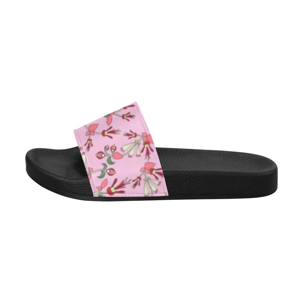 Strawberry Floral Men's Slide Sandals