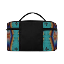 Load image into Gallery viewer, Diamond in the Bluff Turquoise Cosmetic Bag/Large
