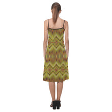 Load image into Gallery viewer, Fire Feather Yellow Alcestis Slip Dress
