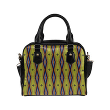 Load image into Gallery viewer, Diamond in the Bluff Yellow Shoulder Handbag
