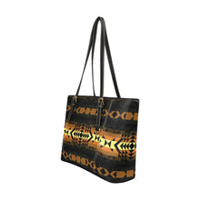 Load image into Gallery viewer, Black Rose Spring Canyon Tan Leather Tote Bag
