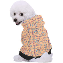 Load image into Gallery viewer, Swift Floral Peache Pet Dog Hoodie
