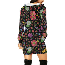 Load image into Gallery viewer, Berry Pop Midnight Hoodie Dress
