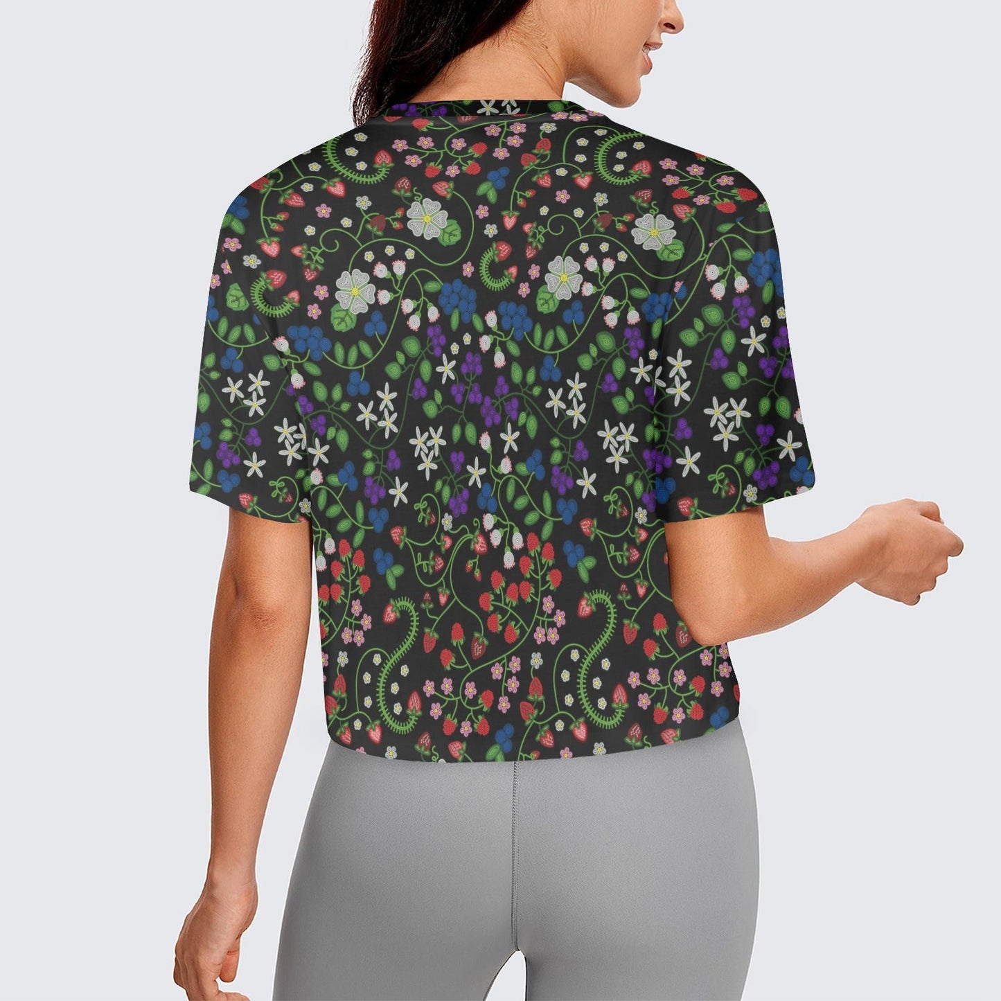 Grandmother Stories Midnight Crop Top