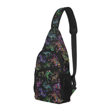 Load image into Gallery viewer, Neon Floral Elks Chest Bag
