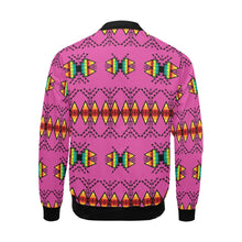 Load image into Gallery viewer, Sacred Trust Pink Bomber Jacket for Men
