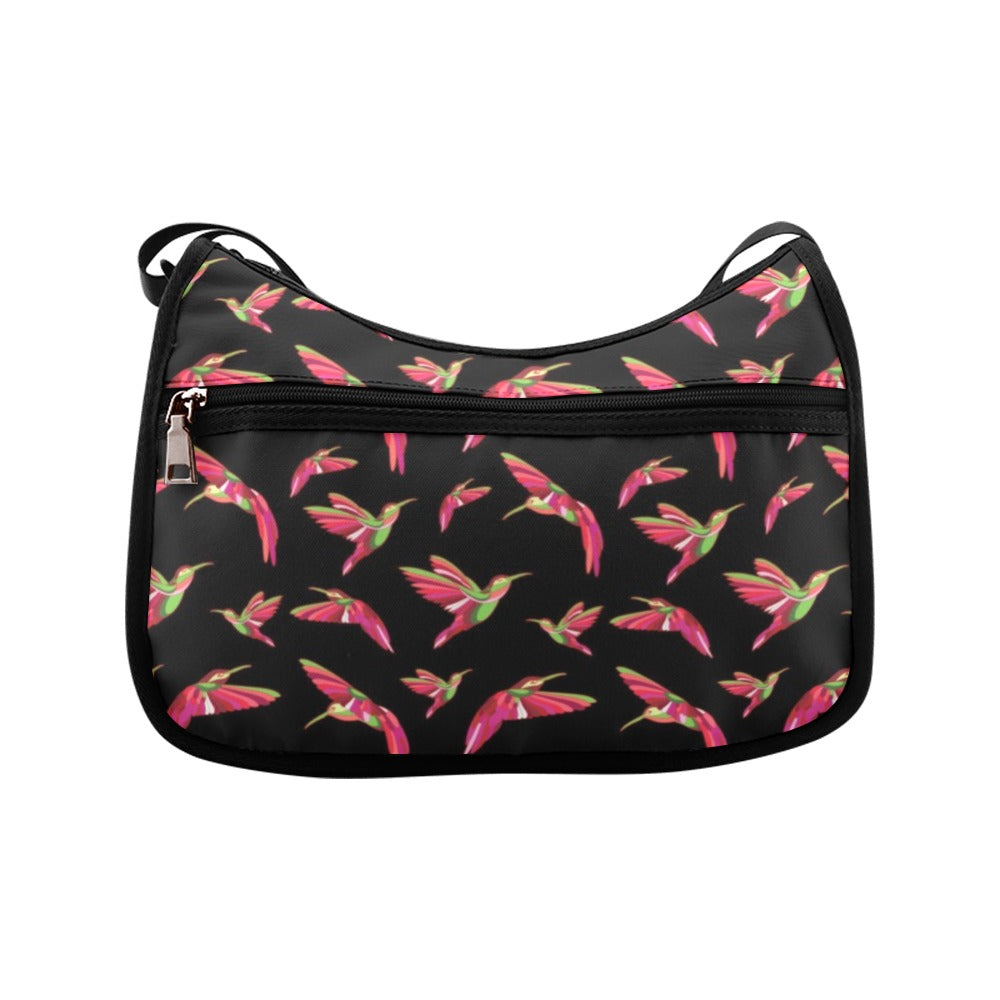 Red Swift Colourful Black Crossbody Bags