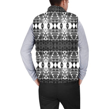 Load image into Gallery viewer, Writing on Stone Black and White Men&#39;s Padded Vest Jacket
