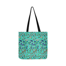 Load image into Gallery viewer, Grandmother Stories Turquoise Reusable Shopping Bag
