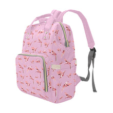 Load image into Gallery viewer, Strawberry Pink Multi-Function Diaper Backpack/Diaper Bag
