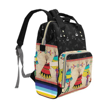 Load image into Gallery viewer, Ledger Chiefs Midnight Multi-Function Diaper Backpack/Diaper Bag
