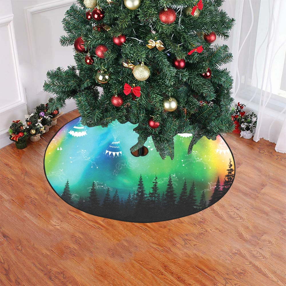 Aurora Medicine Animals Tree Skirt