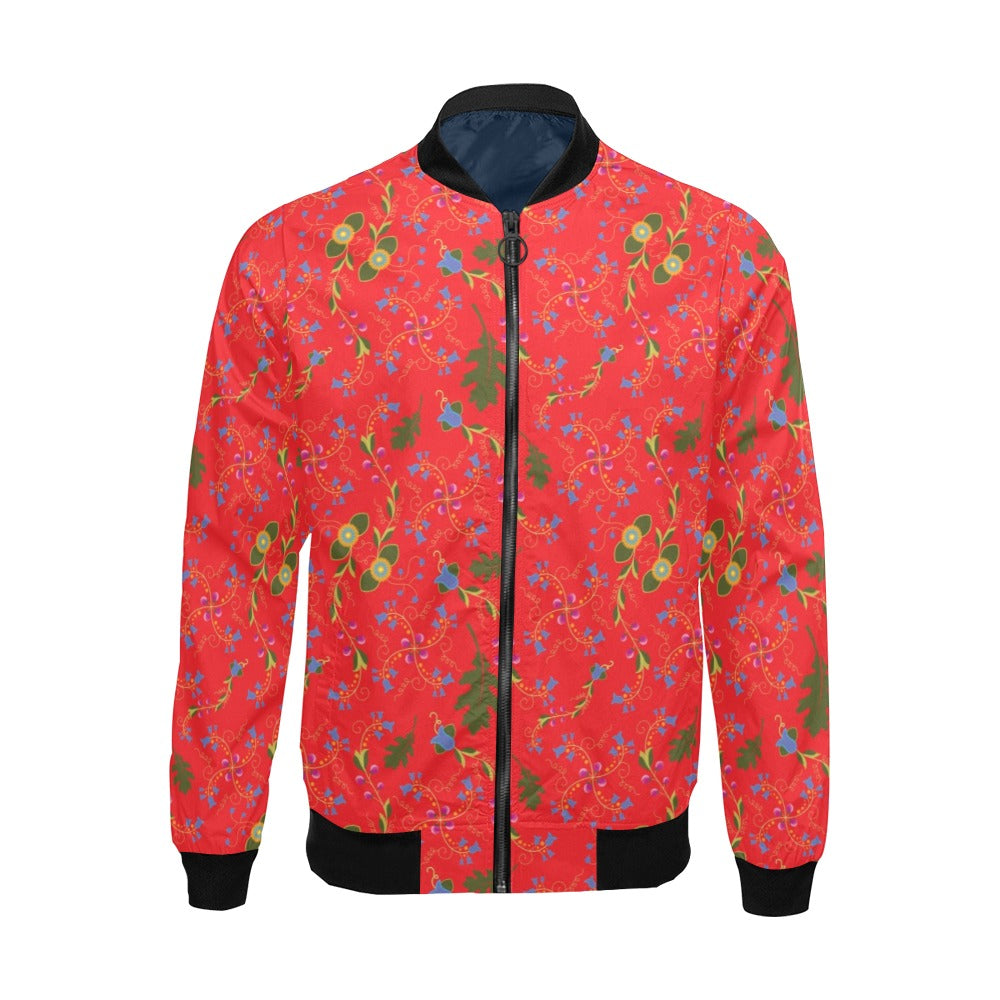 Vine Life Scarlet Bomber Jacket for Men