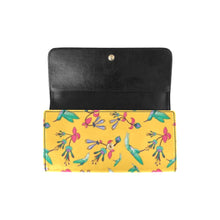 Load image into Gallery viewer, Swift Pastel Yellow Women&#39;s Trifold Wallet
