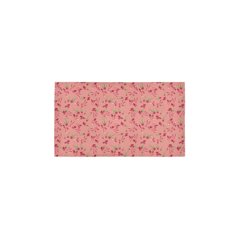 Swift Floral Peach Rouge Remix Bath Rug 16''x 28''