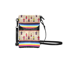 Load image into Gallery viewer, Ledger Round Dance Midnight Small Cell Phone Purse
