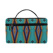 Load image into Gallery viewer, Diamond in the Bluff Turquoise Cosmetic Bag/Large
