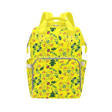 Load image into Gallery viewer, Vine Life Lemon Multi-Function Diaper Backpack/Diaper Bag
