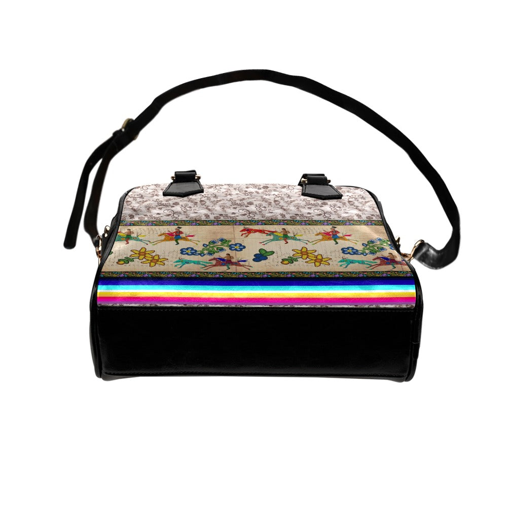 Brothers Race Shoulder Handbag