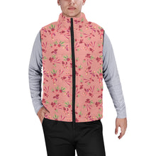 Load image into Gallery viewer, Swift Floral Peach Rouge Remix Men&#39;s Padded Vest Jacket
