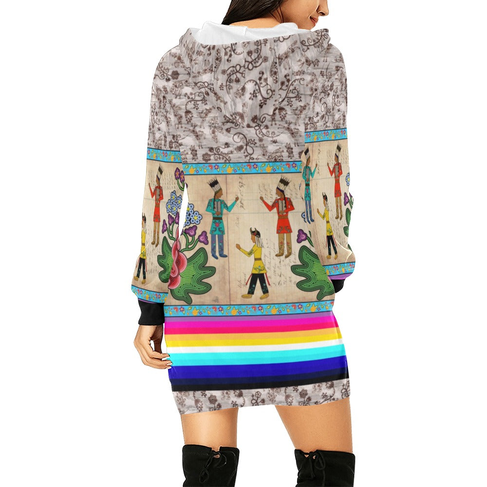 Kinship Ties Hoodie Dress