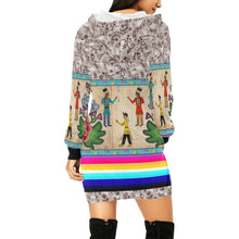 Load image into Gallery viewer, Kinship Ties Hoodie Dress
