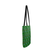 Load image into Gallery viewer, Dakota Damask Green Reusable Shopping Bag
