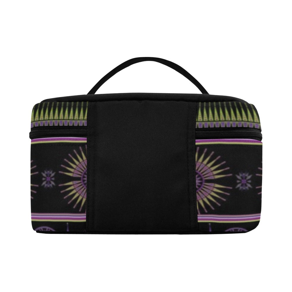 Evening Feather Wheel Cosmetic Bag