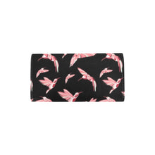 Load image into Gallery viewer, Strawberry Black Women&#39;s Trifold Wallet
