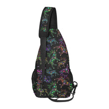 Load image into Gallery viewer, Neon Floral Elks Chest Bag
