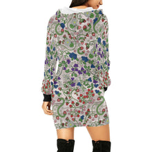 Load image into Gallery viewer, Grandmother Stories Bright Birch Hoodie Dress
