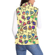 Load image into Gallery viewer, Indigenous Paisley Vanilla Women&#39;s Padded Vest Jacket
