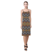 Load image into Gallery viewer, Fire Feather Grey Alcestis Slip Dress
