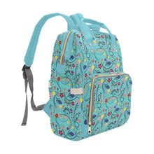 Load image into Gallery viewer, Fresh Fleur Sky Multi-Function Diaper Backpack/Diaper Bag
