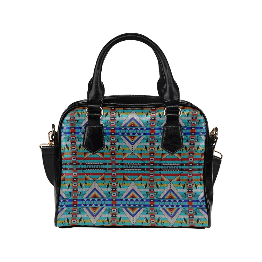 Medicine Blessing Turquoise Shoulder Handbag