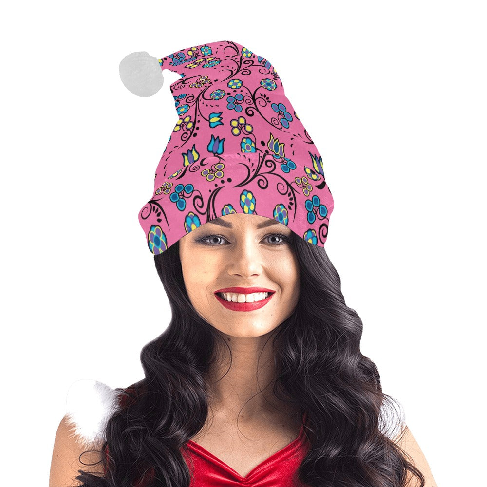 Blue Trio Bubblegum Santa Hat