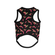 Load image into Gallery viewer, Red Swift Colourful Black Pet Tank Top
