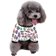 Load image into Gallery viewer, Indigenous Paisley White Pet Dog Round Neck Shirt
